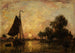 Tramonto in Olanda - Johan Barthold Jongkind — vista dell’opera