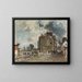 Lavori di demolizione in rue des Francs-Bourgeois Saint-Marcel - Johan Barthold Jongkind — quadro incorniciato alla parete