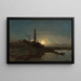 Effet de lune - Johan Barthold Jongkind — quadro incorniciato alla parete