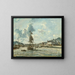Entrée del porto di Honfleur - Johan Barthold Jongkind — quadro incorniciato alla parete