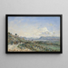 Grande strada dipartimentale di Lione Grenoble - Johan Barthold Jongkind — quadro incorniciato alla parete