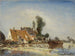 Case su un canale vicino a Crooswijk - Johan Barthold Jongkind — vista dell’opera