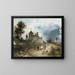 Le Château Nivre - Johan Barthold Jongkind — quadro incorniciato alla parete