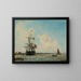 Le Grand Canal de Dordrecht - Johan Barthold Jongkind — quadro incorniciato alla parete