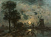 Mulini alla luce della luna a Schiedam - Johan Barthold Jongkind — vista dell’opera