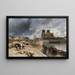 Notre-Dame vista dal quai de la Tournelle - Johan Barthold Jongkind — quadro incorniciato alla parete
