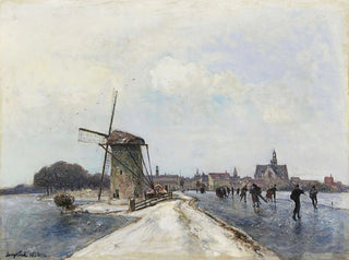 Johan Barthold Jongkind - Patineurs  Maassluis.webp