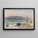 Paesaggio di Nyon - Johan Barthold Jongkind — quadro incorniciato alla parete