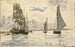 Porto di Honfleur - Johan Barthold Jongkind — vista dell’opera