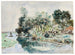 Passeggiata in barca sul fiume - Johan Barthold Jongkind — vista dell’opera