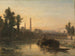 Vista sul fiume in Francia, probabilmente vicino a Pontoise - Johan Barthold Jongkind — vista dell’opera