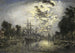 Rotterdam al chiaro di luna - Johan Barthold Jongkind — vista dell’opera