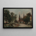 Scène a Delft - Johan Barthold Jongkind — quadro incorniciato alla parete