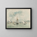 Le port de Honfleur - Johan Barthold Jongkind — quadro incorniciato alla parete