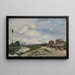 La Seine à Bas-Meudon - Johan Barthold Jongkind — quadro incorniciato alla parete