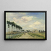 Le Chemin de halage - Johan Barthold Jongkind — quadro incorniciato alla parete