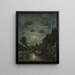 Un canale interno a Dordrecht Claire de Lune - Johan Barthold Jongkind — quadro incorniciato alla parete
