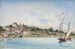 Vista del lago di Ginevra a Nyon - Johan Barthold Jongkind — vista dell’opera