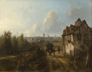 Vista su Montmartre - Johan Barthold Jongkind — vista dell’opera