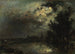 Vista su Overschie al chiaro di luna - Johan Barthold Jongkind — vista dell’opera