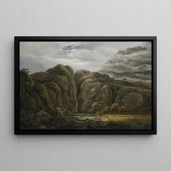 Johan Christian Dahl - Norwegian Mountain Landscape.webp