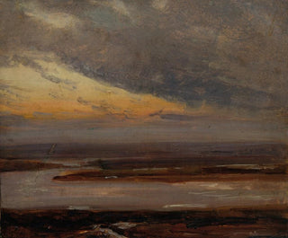 Johan Christian Dahl - Study on the Elbe.webp
