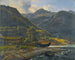 Vista a Skjolden nel Lyster - Johan Christian Dahl — vista dell’opera