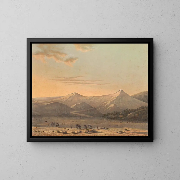 Mont Bromo - Johan Conrad Greive — quadro incorniciato alla parete
