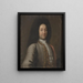 Gustave Funck 1670-1736 - Johan David Swartz — quadro incorniciato alla parete