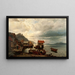 Scène de la côte ouest de la Suède - Johan Edvard Bergh — quadro incorniciato alla parete