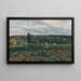 Paesaggio con campo di cavoli, Concarneau - Johan Ericson — quadro incorniciato alla parete