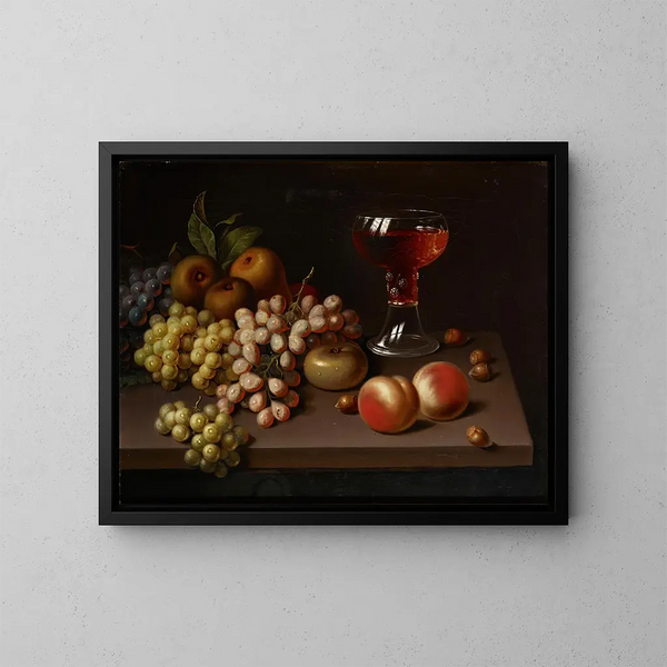 Nature morte con frutta da Jac Stockmann - Johan Erik Lindh — quadro incorniciato alla parete