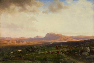 Johan Fredrik Eckersberg - Sunset in the Mountains.webp