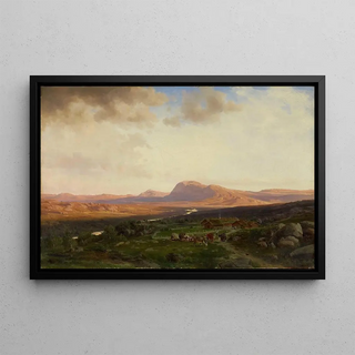 Johan Fredrik Eckersberg - Sunset in the Mountains.webp