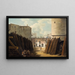 L'ancienne voie ferrata a Slussen Stoccolma - Johan Fredrik Julin — quadro incorniciato alla parete