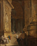 Un scalone di un tempio, pezzo di architettura - Johan Gottlob Brusell — vista dell’opera