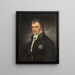 Gabriel Poppius 1770-1856 Ministro di Stato presidente della Camera di commercio - Johan Gustaf Sandberg — quadro incorniciato alla parete