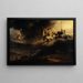 Valkyries chevauchant vers la bataille - Johan Gustaf Sandberg — quadro incorniciato alla parete