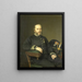 Gerard Johan Verloren van Themaat 1809-90 Membro del Consiglio provinciale di Utrecht - Johan Heinrich Neuman — quadro incorniciato alla parete