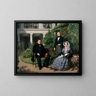 Johan Heinrich Neuman - Portrait of the Metelerkamp family.webp