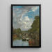 Un canal animé Rotterdam - Johan Hendrik van Mastenbroek — quadro incorniciato alla parete