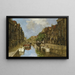 Le Spuiwater et Delftsche Vaart, Rotterdam - Johan Hendrik van Mastenbroek — quadro incorniciato alla parete