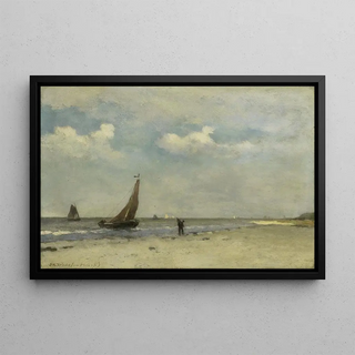 Johan Hendrik Weissenbruch - Beach Scene.webp