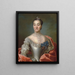 Regitze Sophie Skeel della baronessa Gldencrone - Johan Hörner — quadro incorniciato alla parete