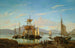 Navi in un porto - Johan Jacob Bennetter — vista dell’opera