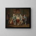 John Beard e John Dunstall in L'Amour dans un village - Johan Joseph Zoffany — quadro incorniciato alla parete