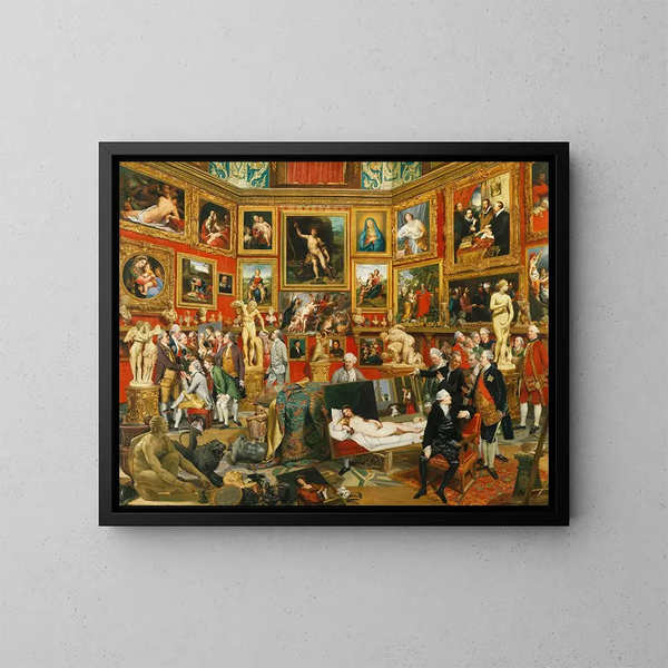 Tribune des Offices - Johan Joseph Zoffany — quadro incorniciato alla parete