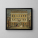 Scimmie che agiscono davanti alla casa del governatore a Stoccolma - Johan Pasch il Vecchio — quadro incorniciato alla parete