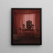 Una camera al palazzo Bernstorff vicino a Copenaghen - Johan Vilhelm Gertner — quadro incorniciato alla parete
