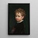 Garçon aux cheveux bouclés - Johan Vilhelm Gertner — quadro incorniciato alla parete